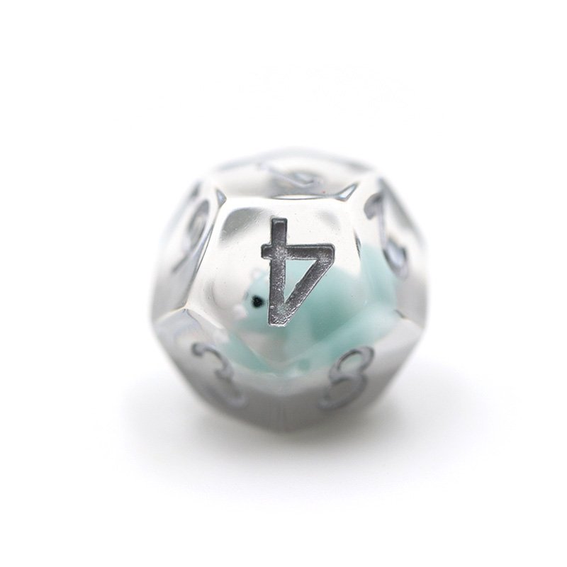 Wholesale High Quality Customized Resin cute color Dice Polyhedral DND Game Dice Set