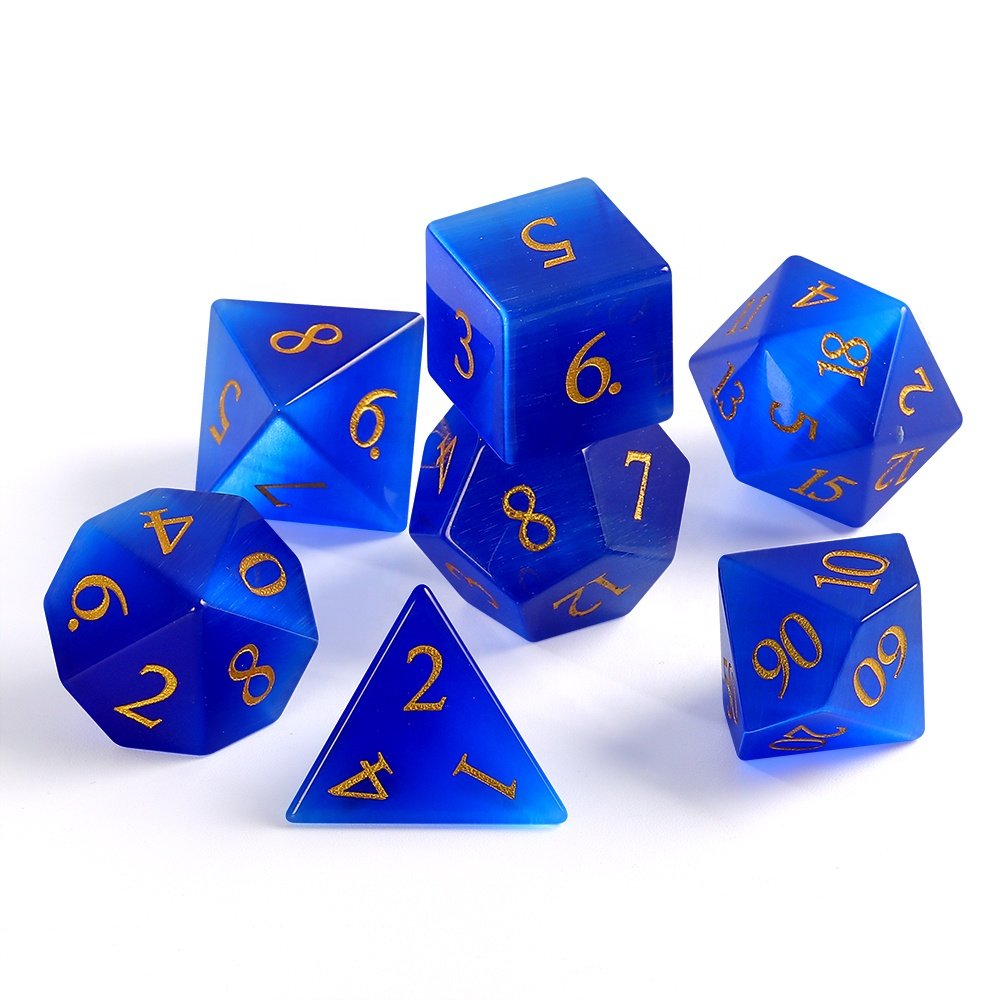 Dice Manufacturers D10 Dice 10 Sided DND Gemstone Dice For Dungeons and Dragons