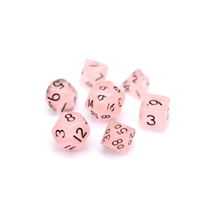 HS Dice Mini Polyhedral RPG Dice Set 10MM, Small RPG Role Playing Game Dice Set D4-D20 DND Board game