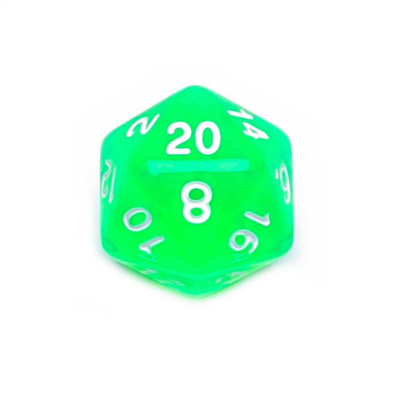 High Quality 7Pcs 18mm Transparent color aqua green Polyhedral Dungeons and Dragons dice for DND RPG Game