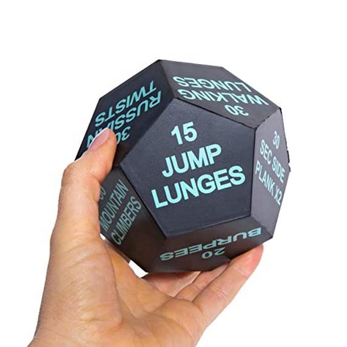 Exercise Anti Stress Dice Game Toy Dice 12 Sided Exercise PU Foam workout dice Customized Color Fast Speed 1000 Pieces