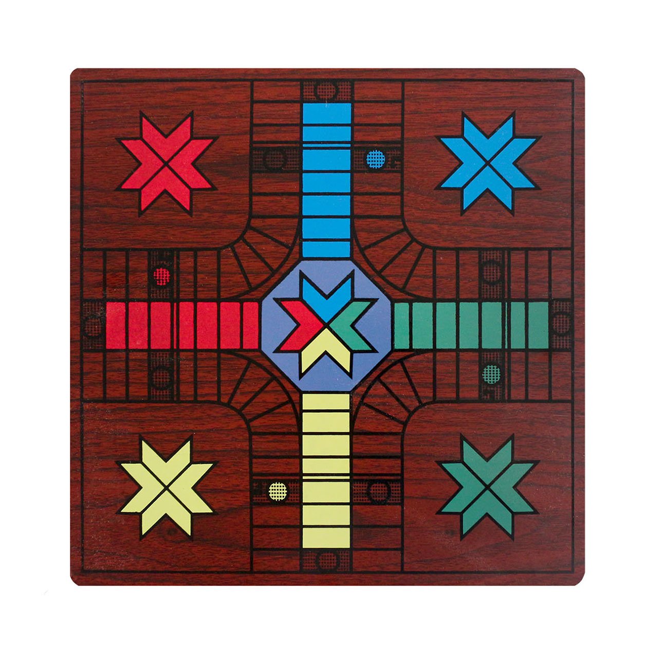 Board Game Set Deluxe 10 in 1 Tabletop Parcheesi TicTacToe Solitaire Snakes and Ladders Mancala Backgammon