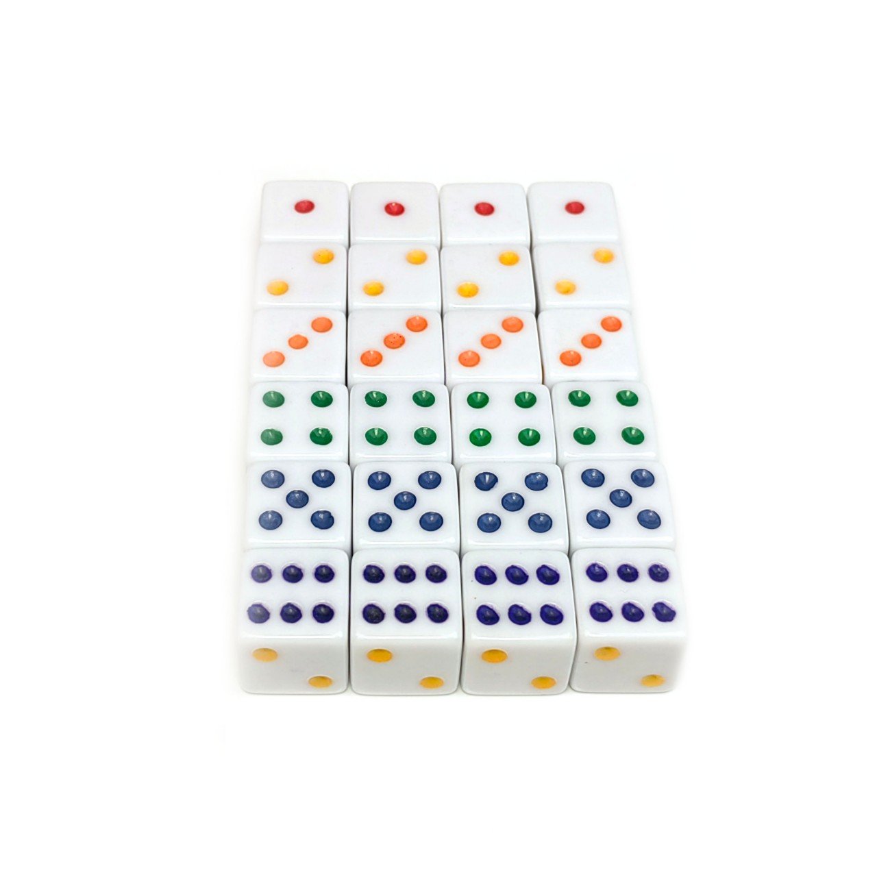 Hot Sell manufacturers Square Corner dice 25mm print precision dice customized colors dots bulk dice wholesale