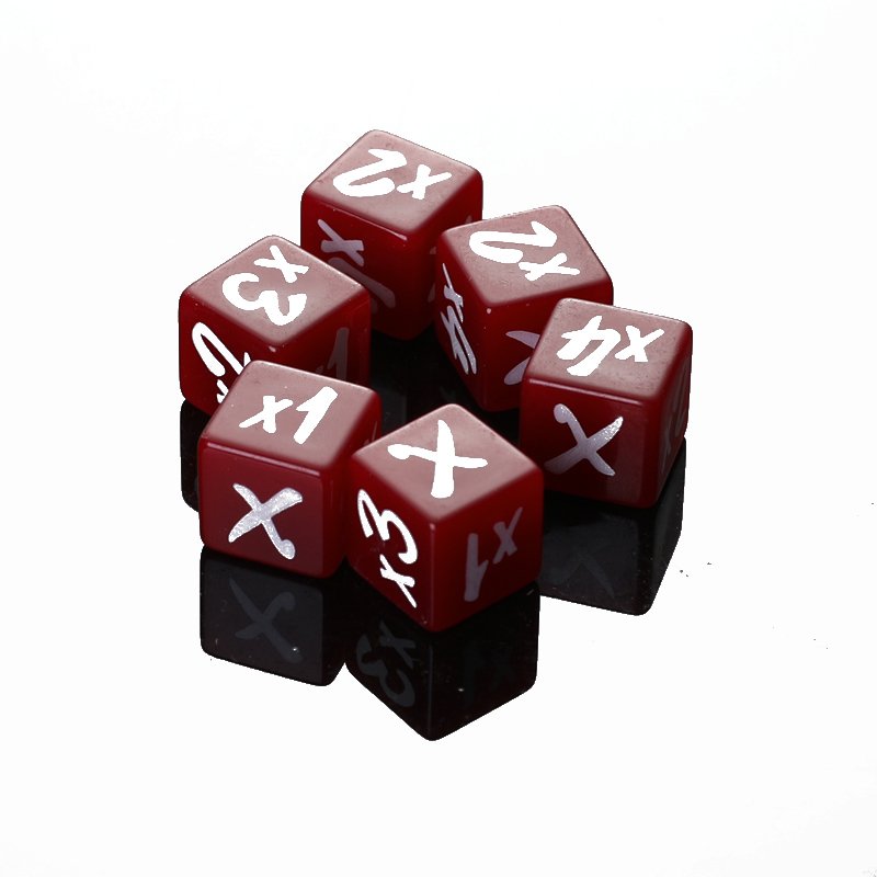 16mm High Quality Poker Acrylic Dice Bulk Dice Wholesaler