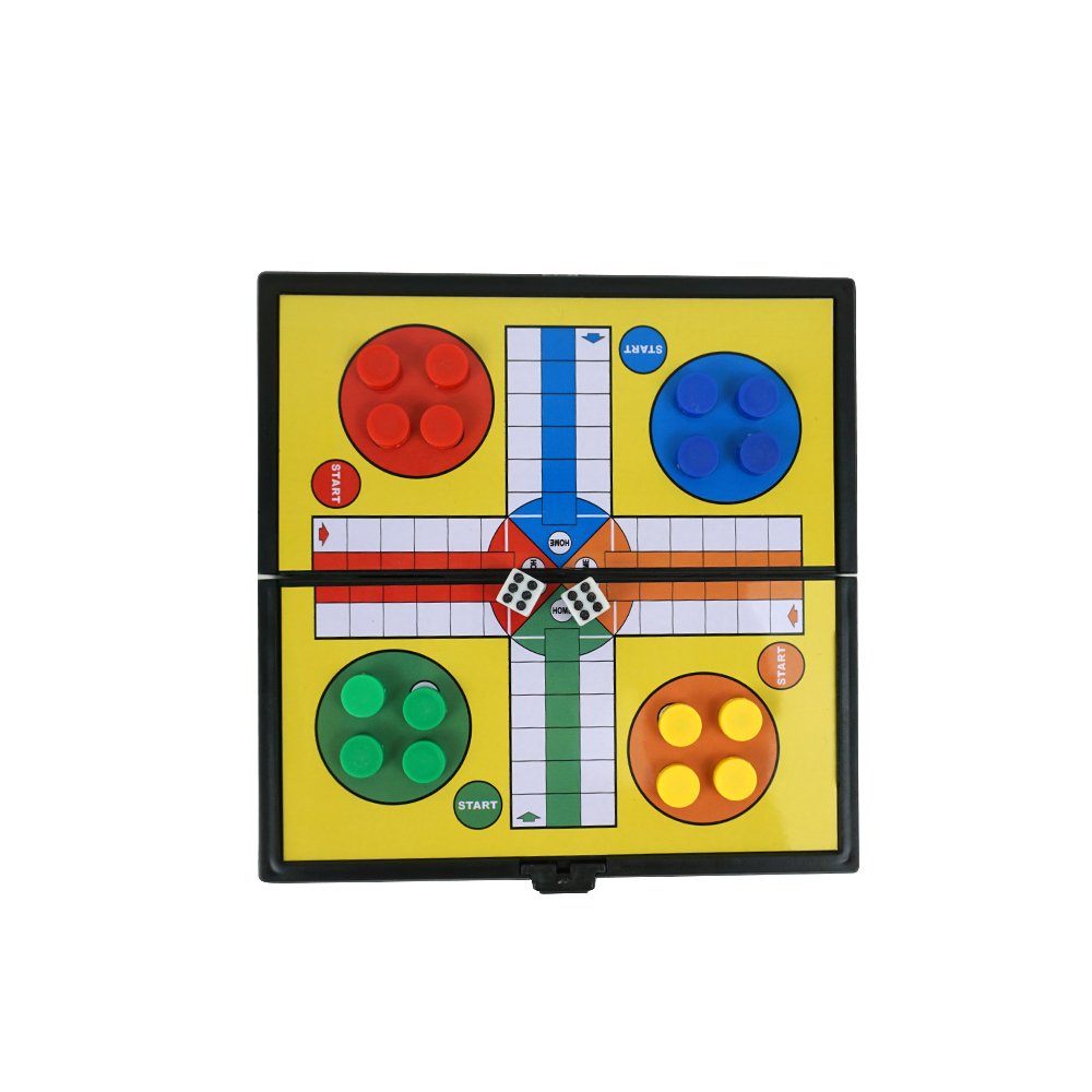 Factory wholesale table game Mini magnetic chess ludo chess checkers set various children board games kid game set gift