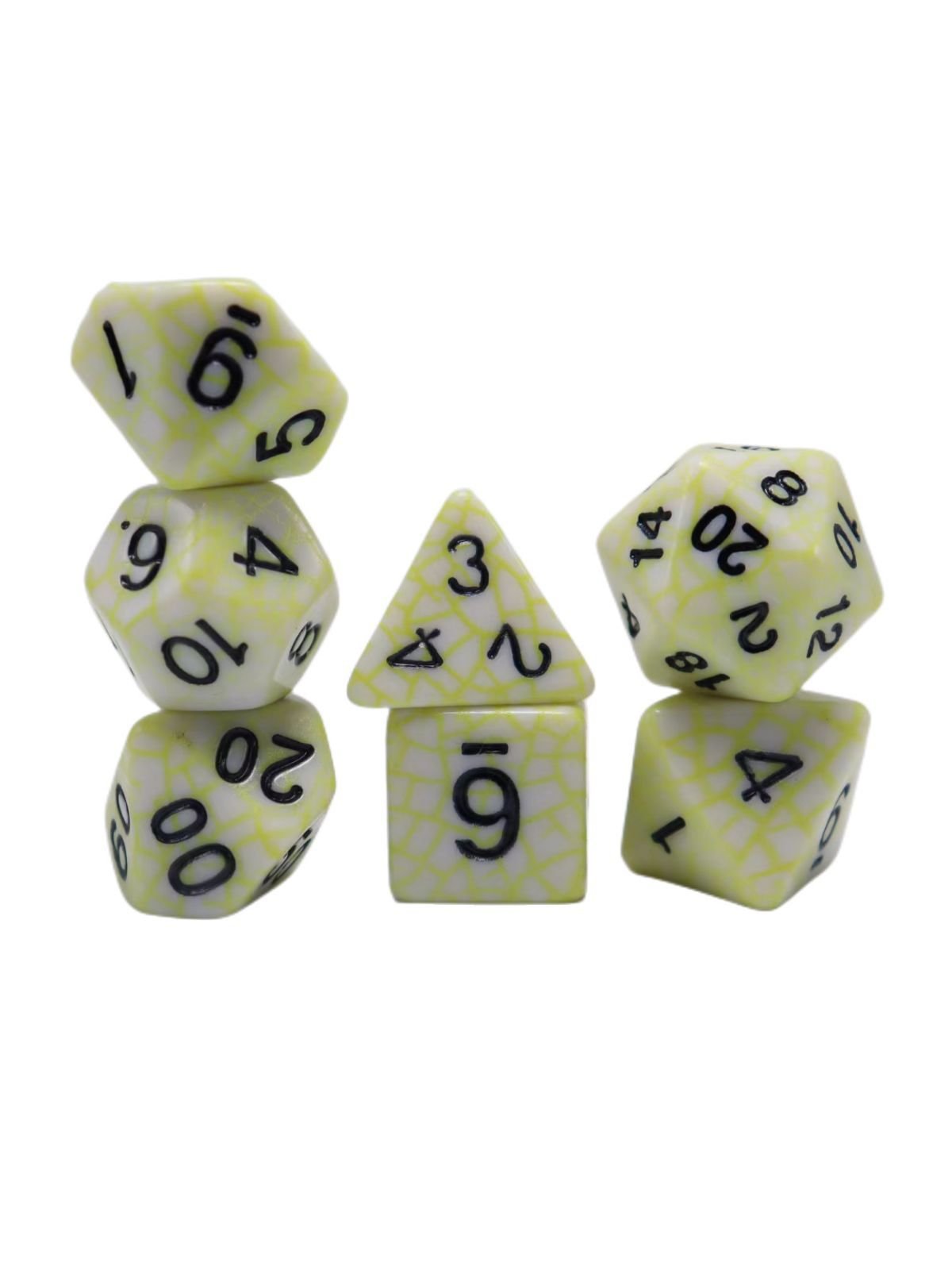 Custom Logo Beautiful Metal Crack Shape Zinc Alloy Dice Set Multiple Colors Bulk Wholesale