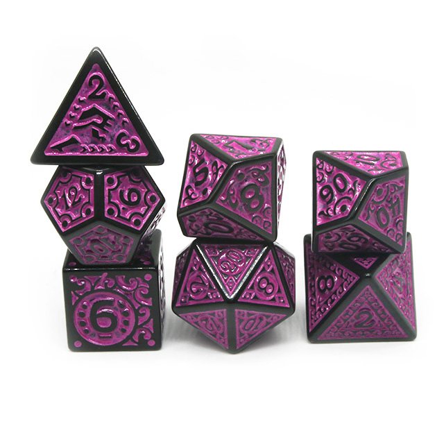 Polyhedral Dnd Dice Set Color Blend Dice For Dungeons And Dragons Dnd Rgp