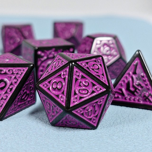 Polyhedral Dnd Dice Set Color Blend Dice For Dungeons And Dragons Dnd Rgp