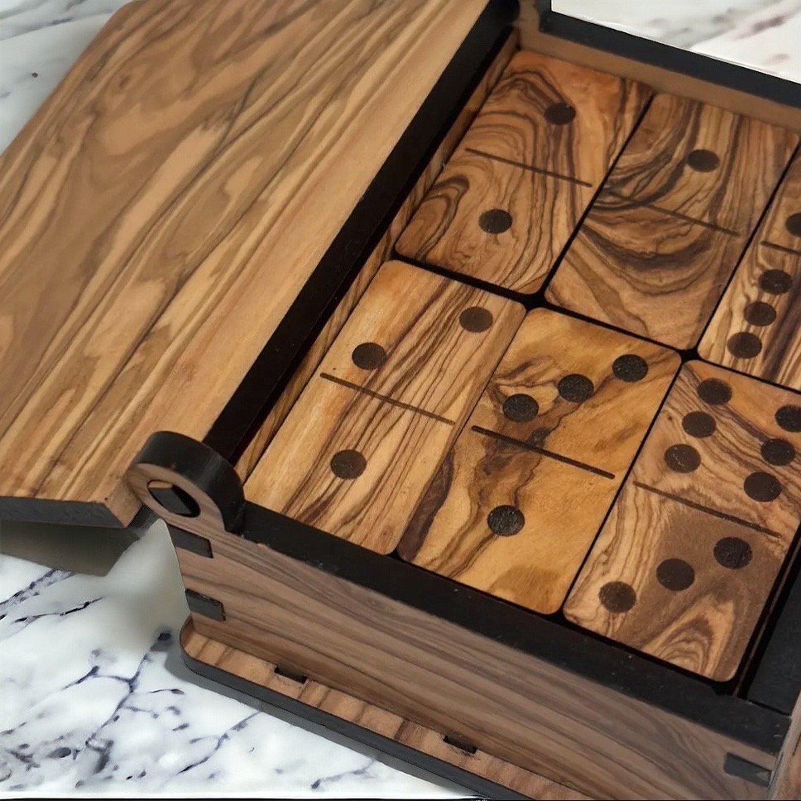 Antic Viking Game Dice & With Wood Box For Viking Culture Box & Natural Wood Box Natural Wood Store By LUXE HOME DECOR