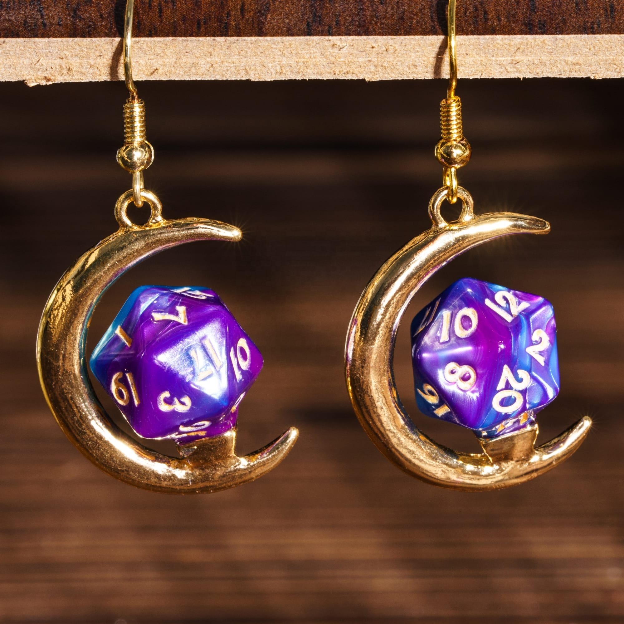 Udixi custom logo rpg dungeons and dragons d&d MINI D20 Dice Earring Pendant