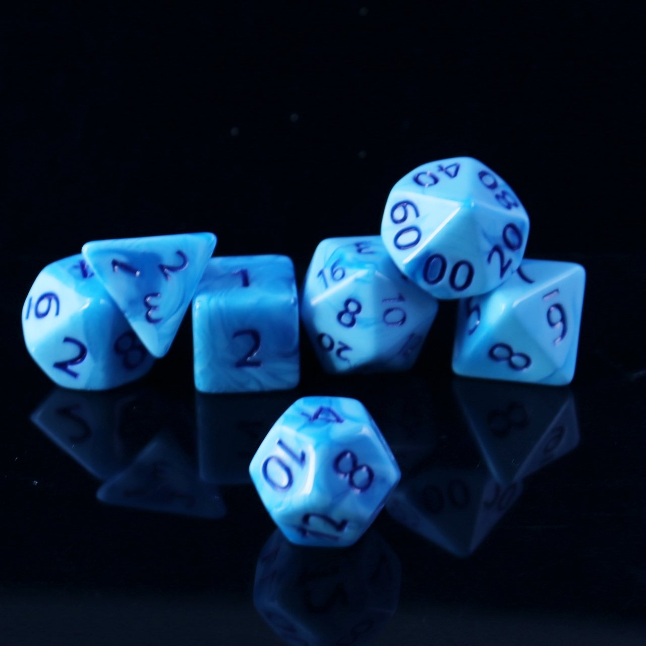 Two-color floating silk dice design wholesale dice game dice