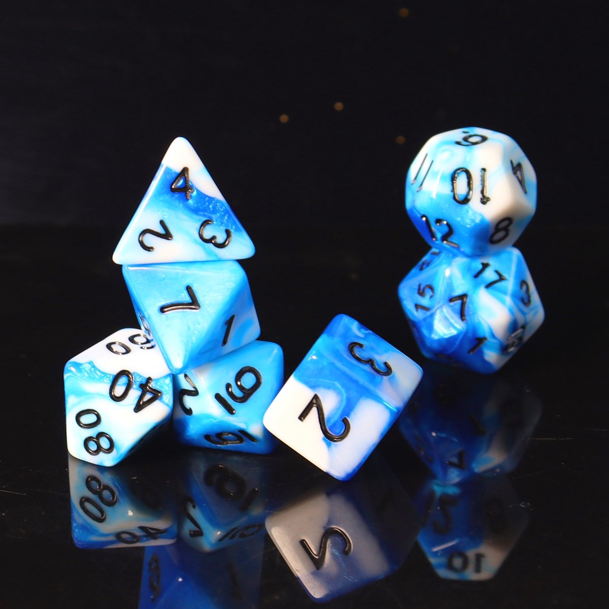 Two-color floating silk dice design wholesale dice game dice