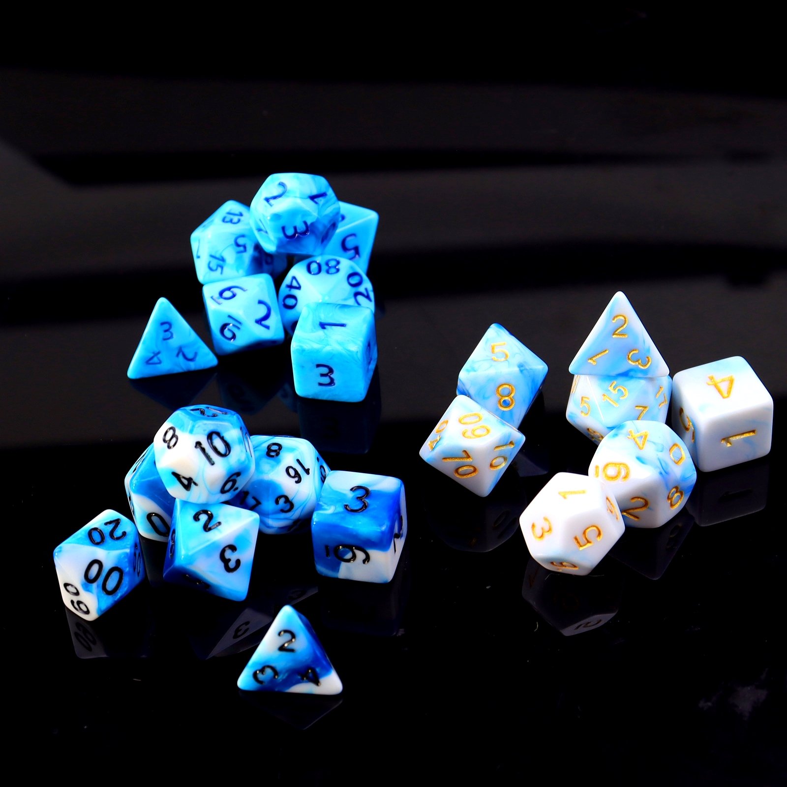 Two-color floating silk dice design wholesale dice game dice