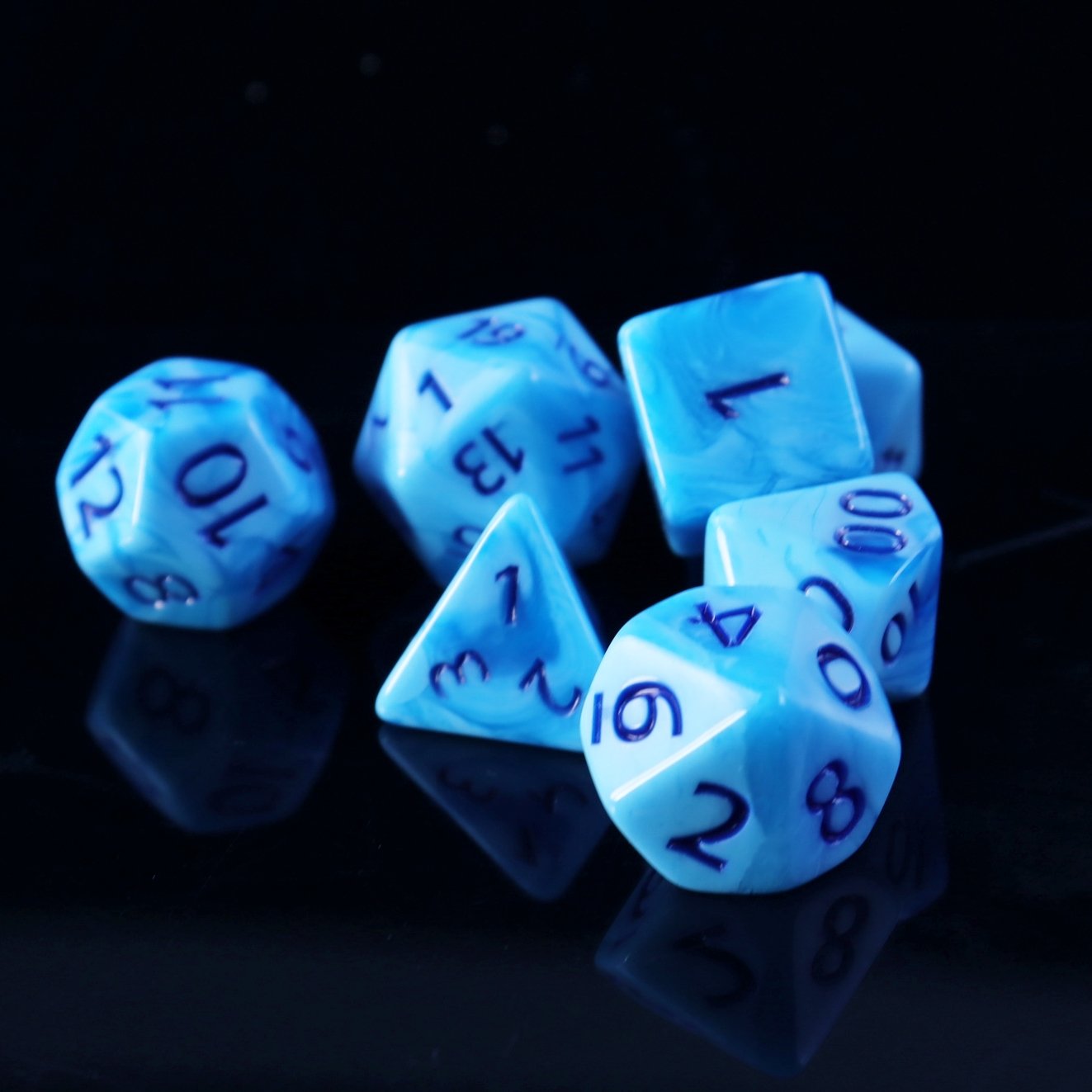Two-color floating silk dice design wholesale dice game dice