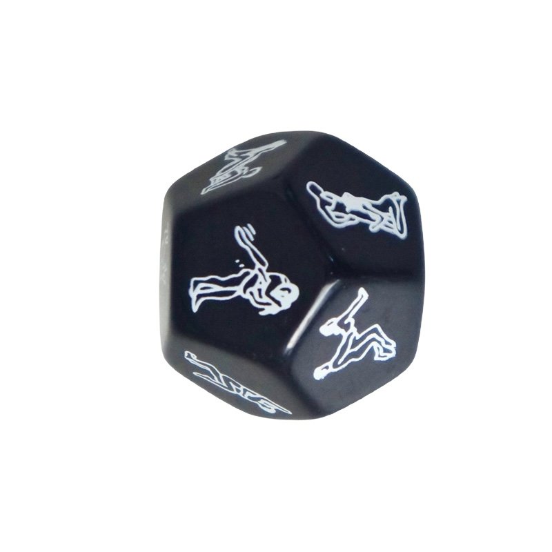Romantic 16mm Polyhedral & 25mm D20 Custom Logo Acrylic Dice Funny DND Role Playing Resin Toys