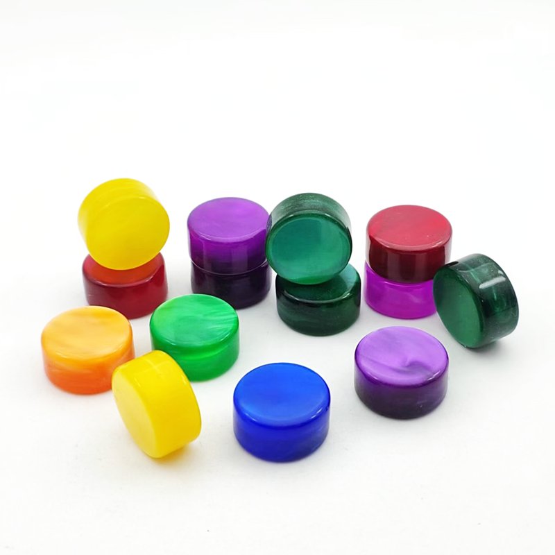 luxury hand made wholesale customized colored acrylic resin adult game backgammon checker chips chess pieces dice set