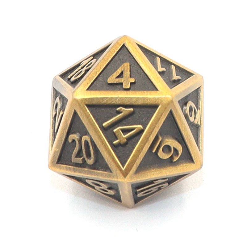 Custom 6mm Mini Polyhedral D20 & round Metal Dice Set 7pcs Soft Hand Feeling for D&D & RPG Dungeons Dragons Role Playing Games