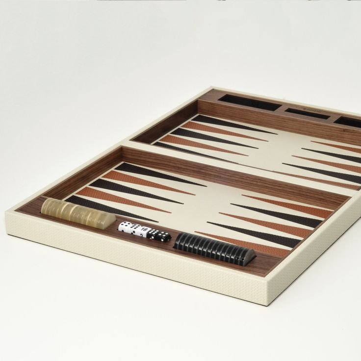 2024 Sunrise Leather 21in Luxury Backgammon Set Game For Wedding and Adult Games Set Customized Board Game Backgammon Set