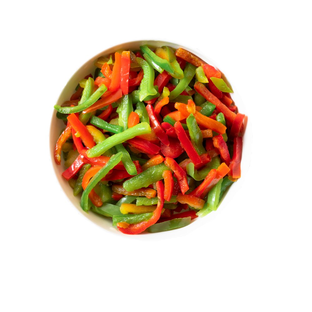 Wholesale IQF Bell Pepper Diced Strip/Slice/Cuts High Quality Frozen Pepper Capsicum