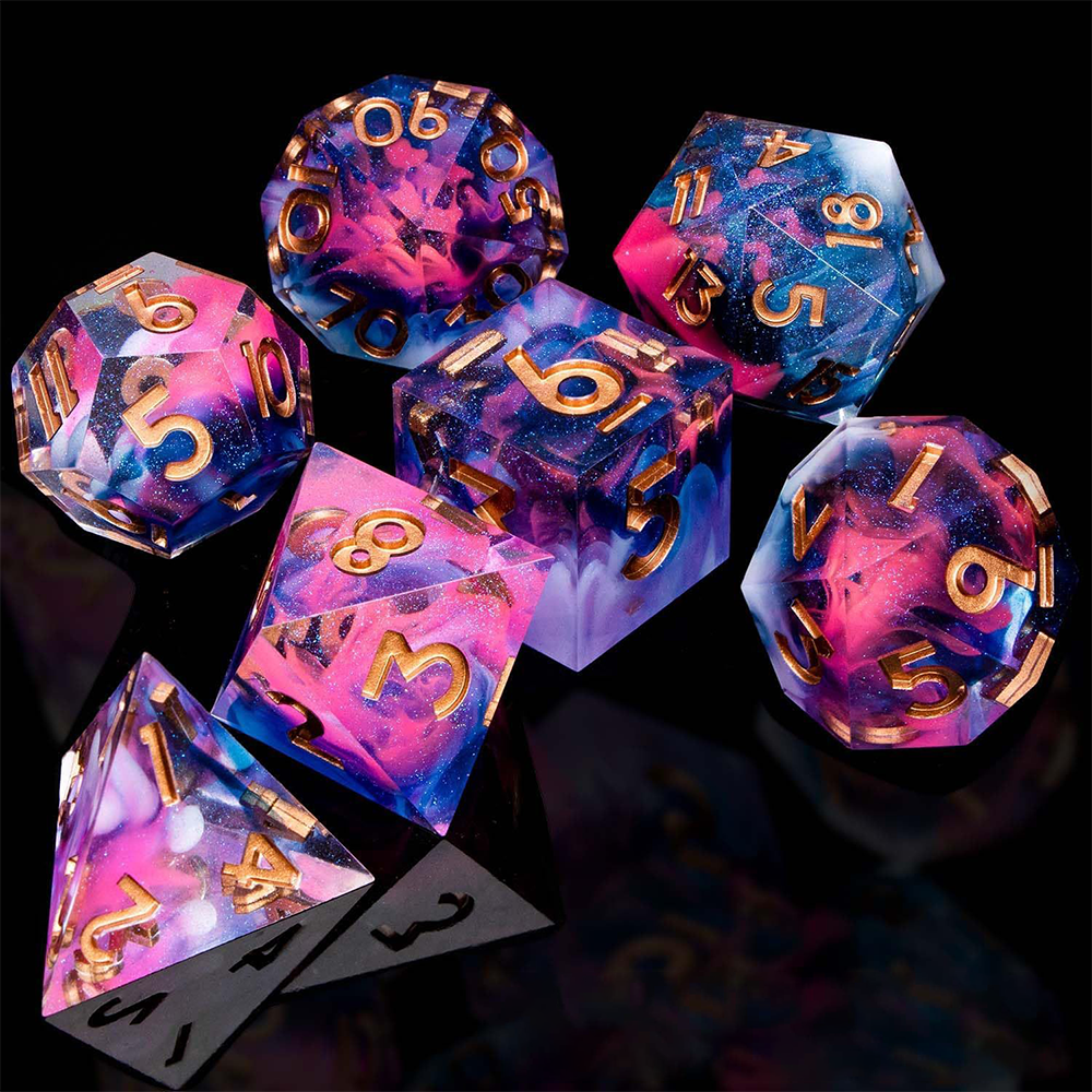Resin DND Dice Polyhedral Game Dice DND Resin Dice Board Game
