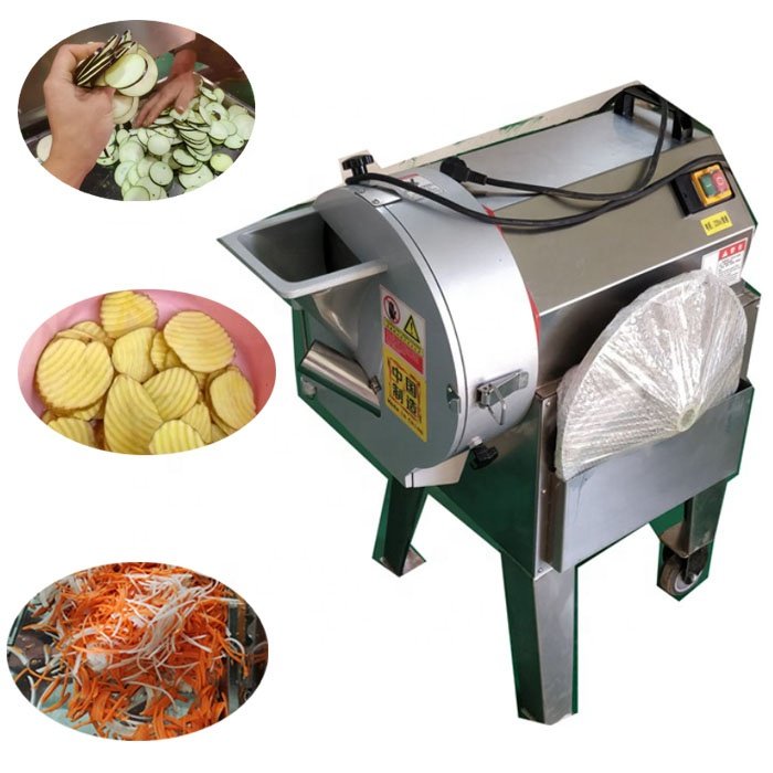 110v 220v Automatic Vegetable Cutter Chopper Potato Cutting Dicer Onion Cuber Carrot Dice Slicer Cabbage Slice Shredding Machine