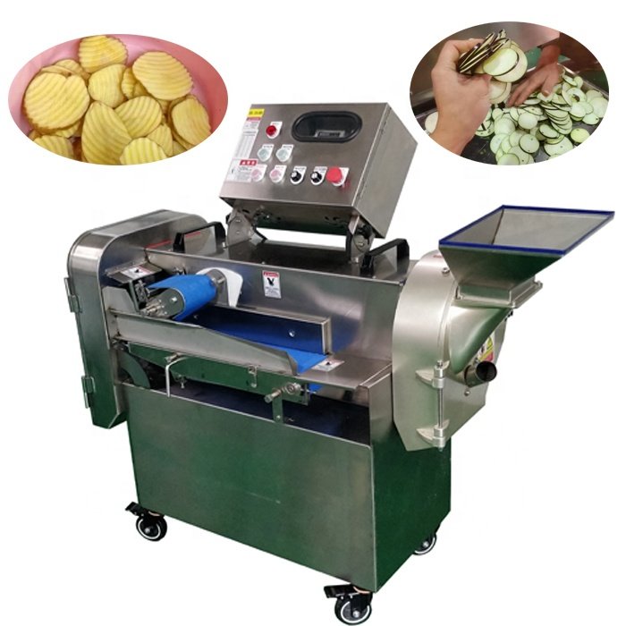 110v 220v Automatic Vegetable Cutter Chopper Potato Cutting Dicer Onion Cuber Carrot Dice Slicer Cabbage Slice Shredding Machine