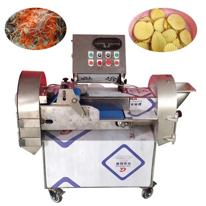 110v 220v Automatic Vegetable Cutter Chopper Potato Cutting Dicer Onion Cuber Carrot Dice Slicer Cabbage Slice Shredding Machine