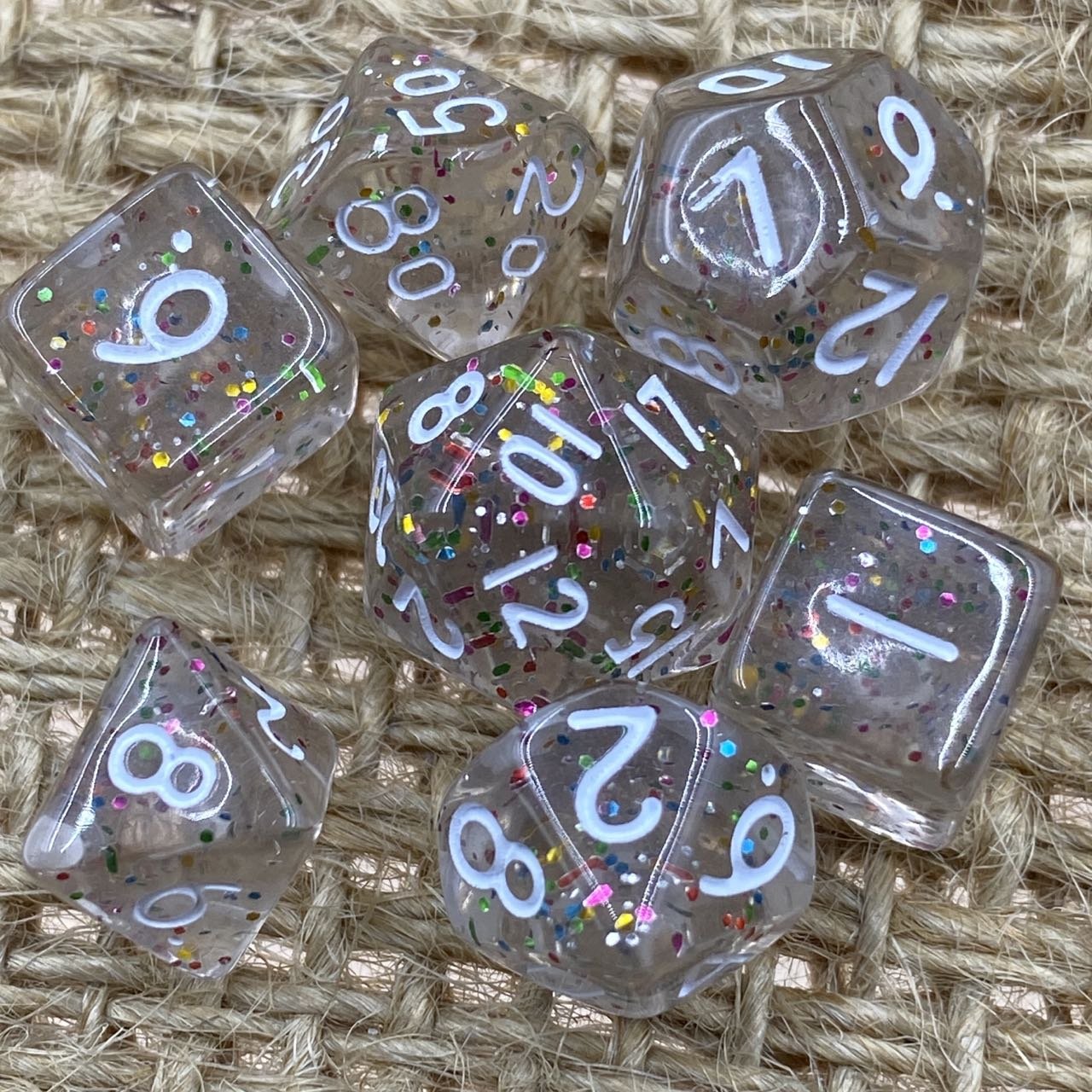wholesale dice custom acrylic 10mm set dnd dungeons and dragons set for kids game mini dice
