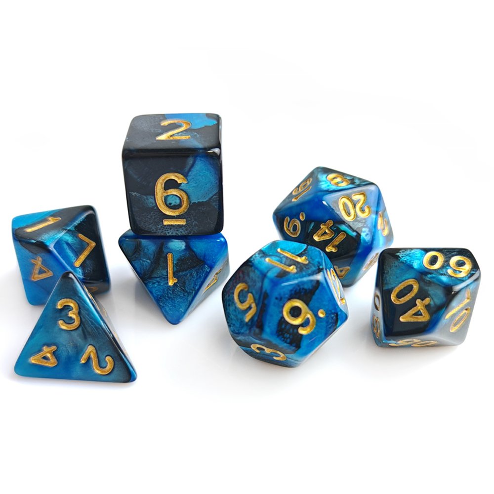 Bulk Wholesale Polyhedral Plastic RPG DND Dice Set Tabletop Role Playing Game Two-color d6 16mm Acrylic Dice