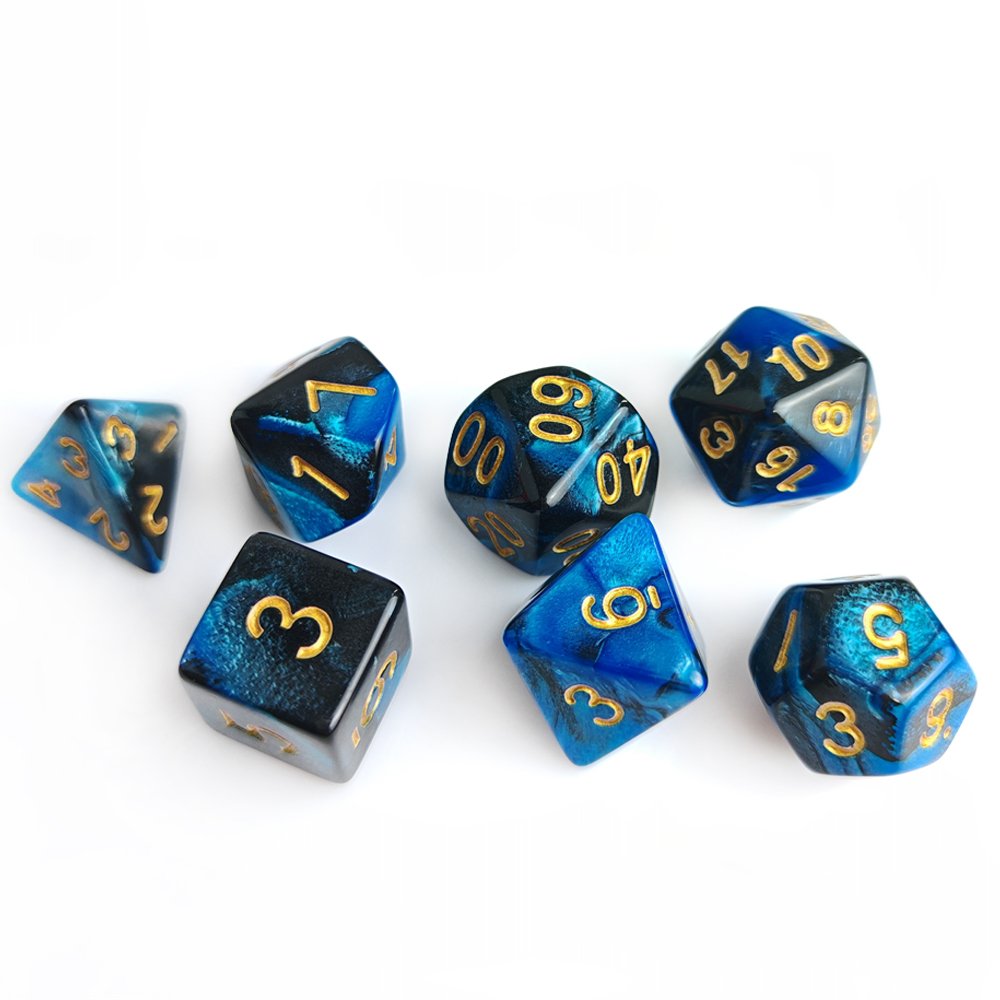 Bulk Wholesale Polyhedral Plastic RPG DND Dice Set Tabletop Role Playing Game Two-color d6 16mm Acrylic Dice