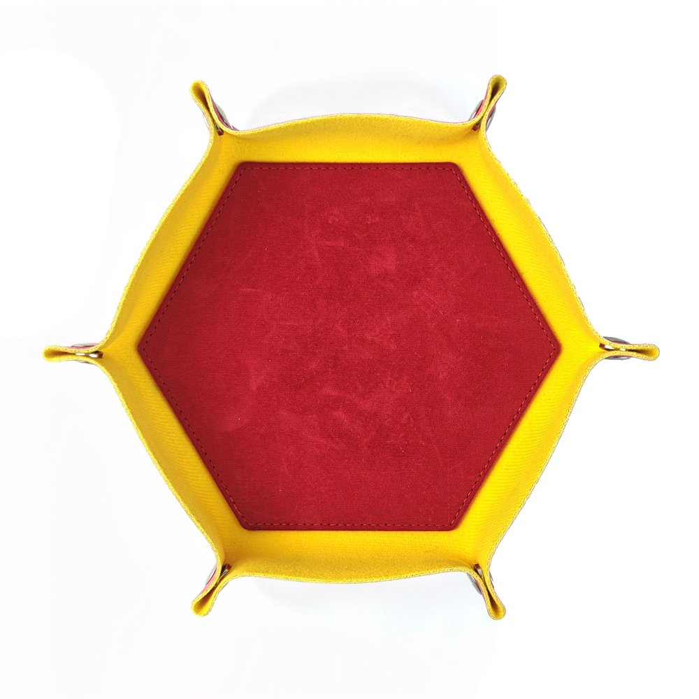 Wholesale Custom Square PU Leather Dice Tray Storage Holder Rolling Folding Dice Tray Dice Storage Games Accessories