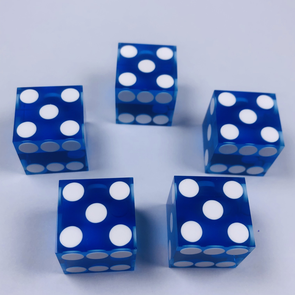Playing Translucent Acrylic Colorful D6 Transparent Dice