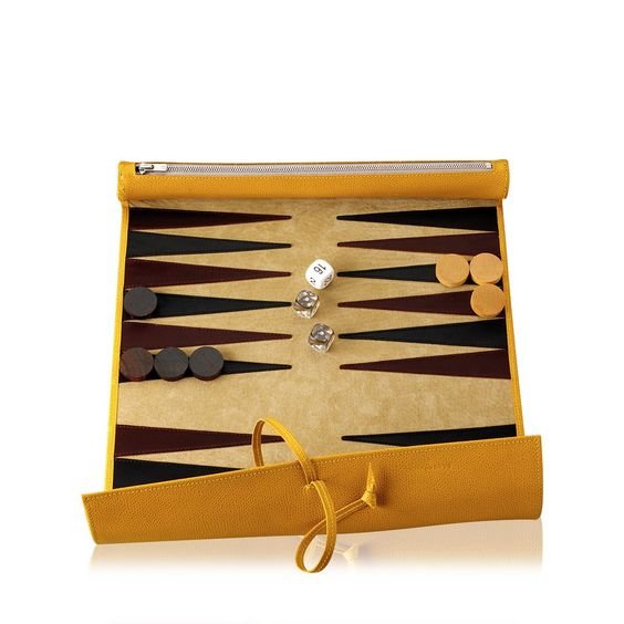 Customized family travel game Scroll Backgammon game set roll up travel backgammon board game set lovely wedding gift
