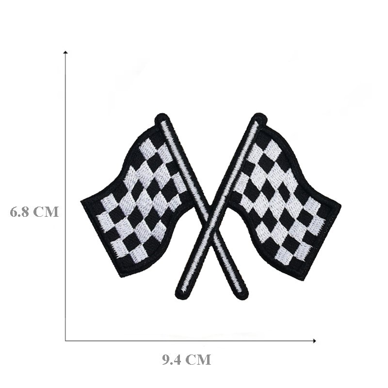 hot sale creative custom logo design 4A poker card dice iron on embroidery patch