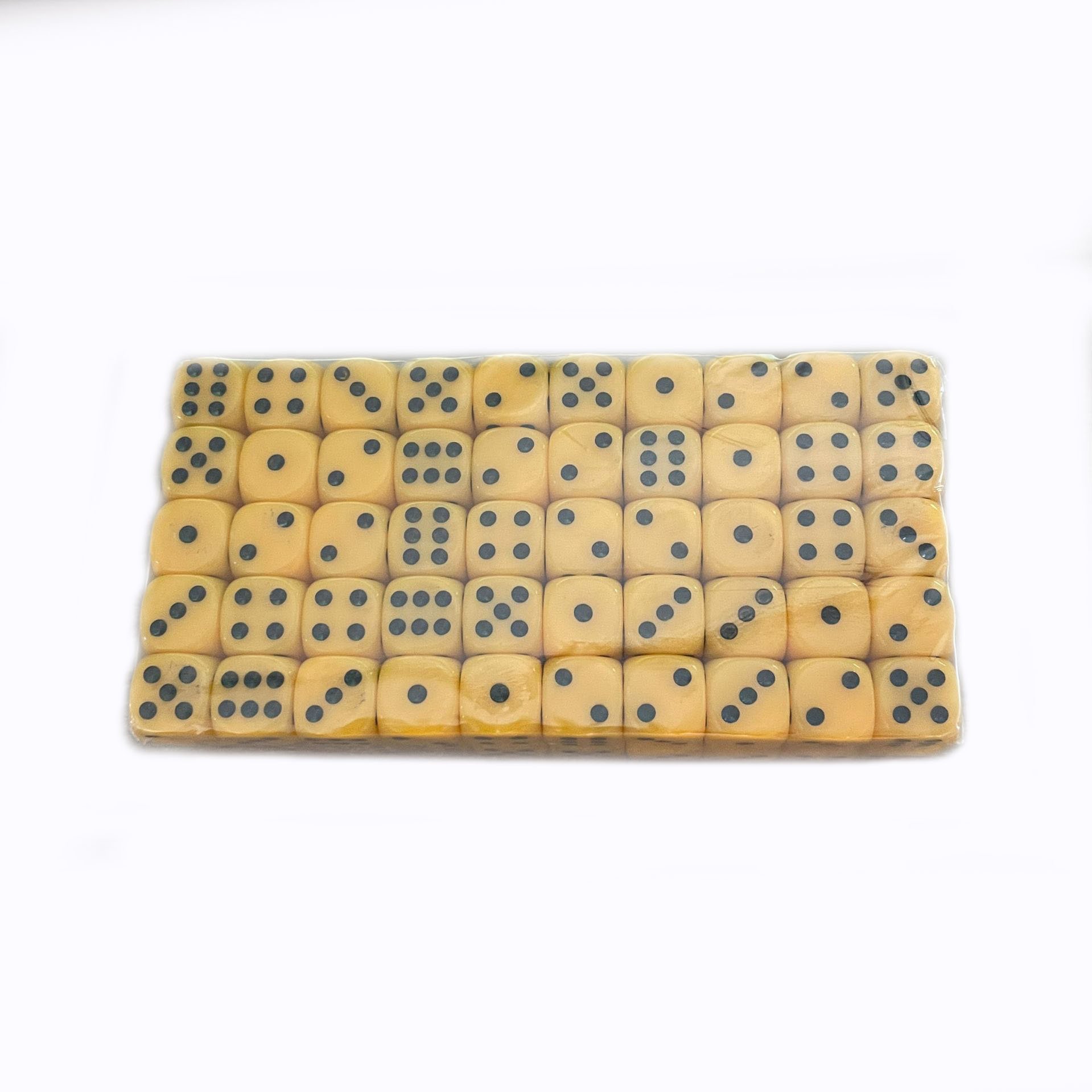 high quality bulk acrylic 6 sides white dots black 10mm dice for custom mosaic ideas