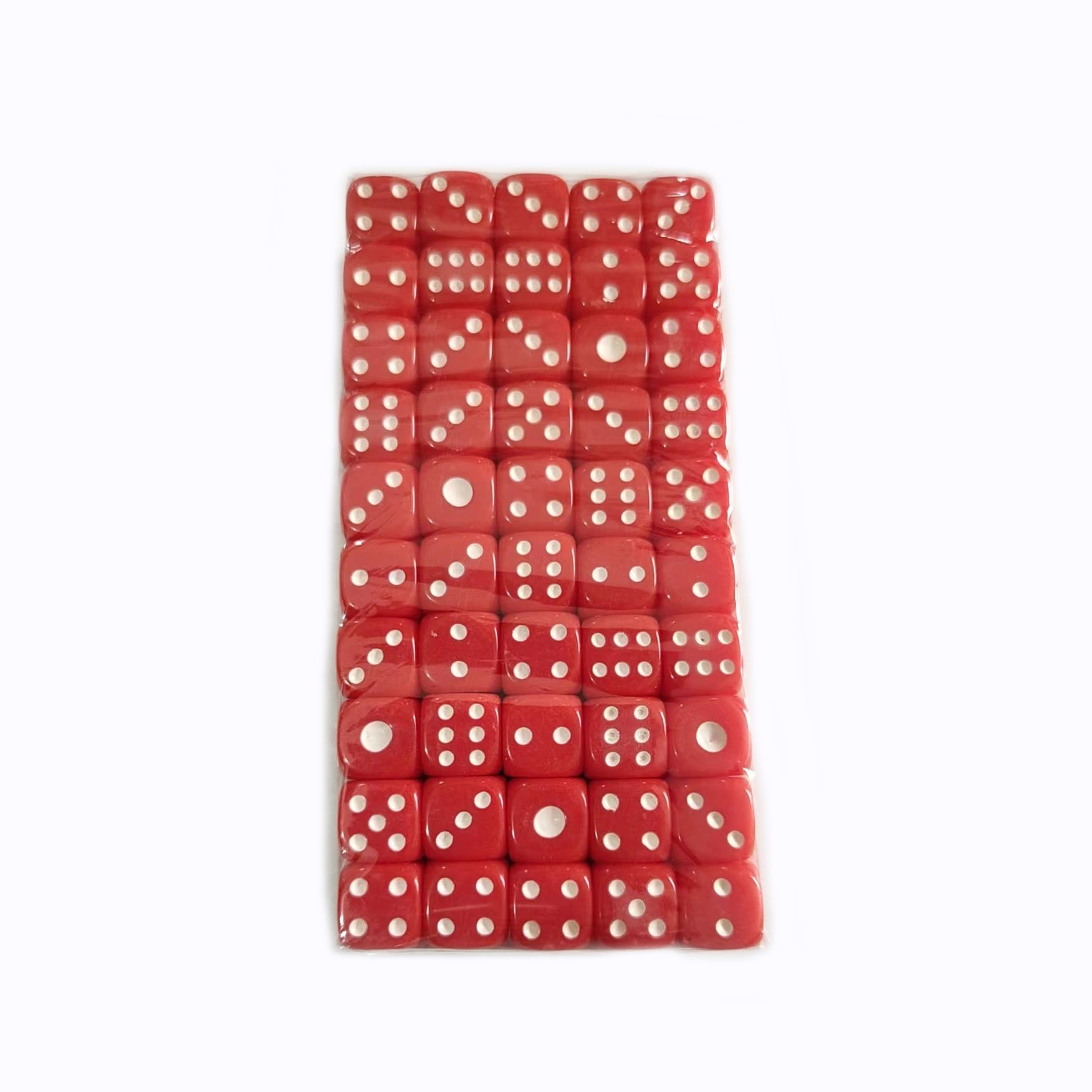 high quality bulk acrylic 6 sides white dots black 10mm dice for custom mosaic ideas