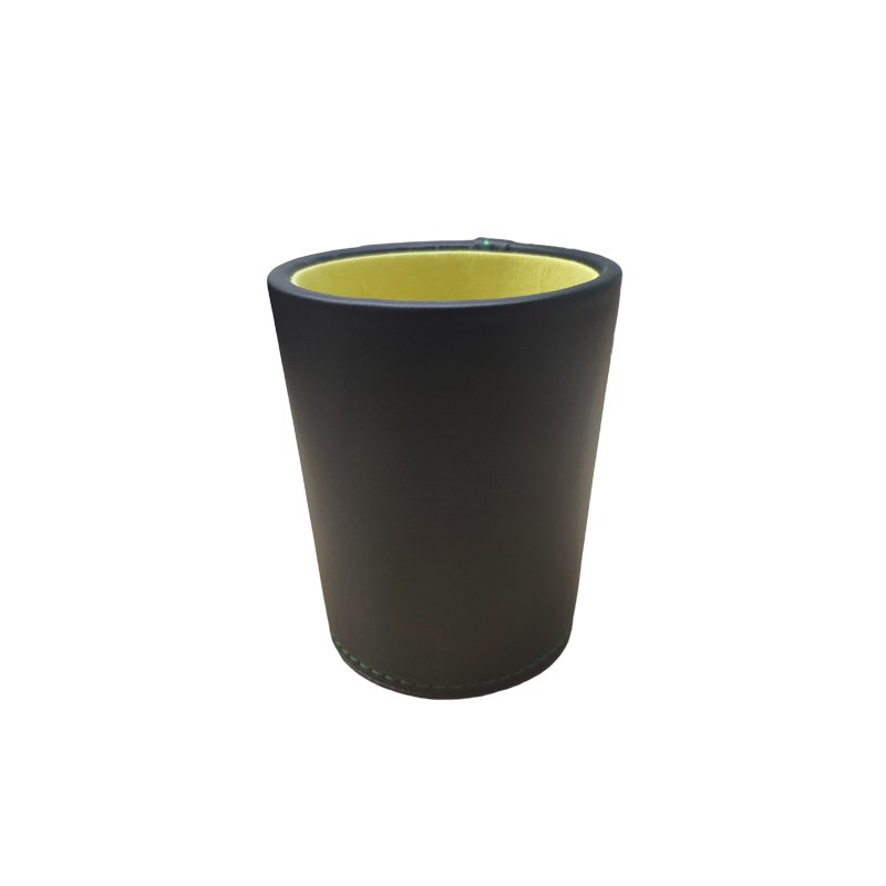 Factory Supplier Leather Dice Cup Box Set With Flannel Lining Dice Score Book Custom Leather Dice Cup Set