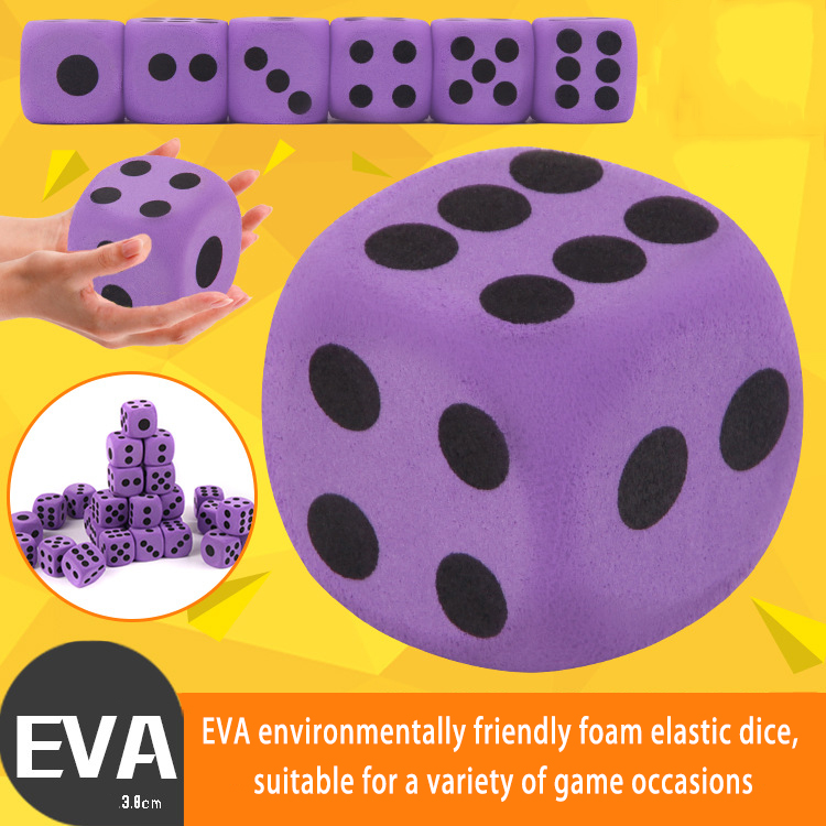 Multifunction Game Props Toy Foam Cube Building Blocks Custom Size Shape Eva Dice For Kid Adults