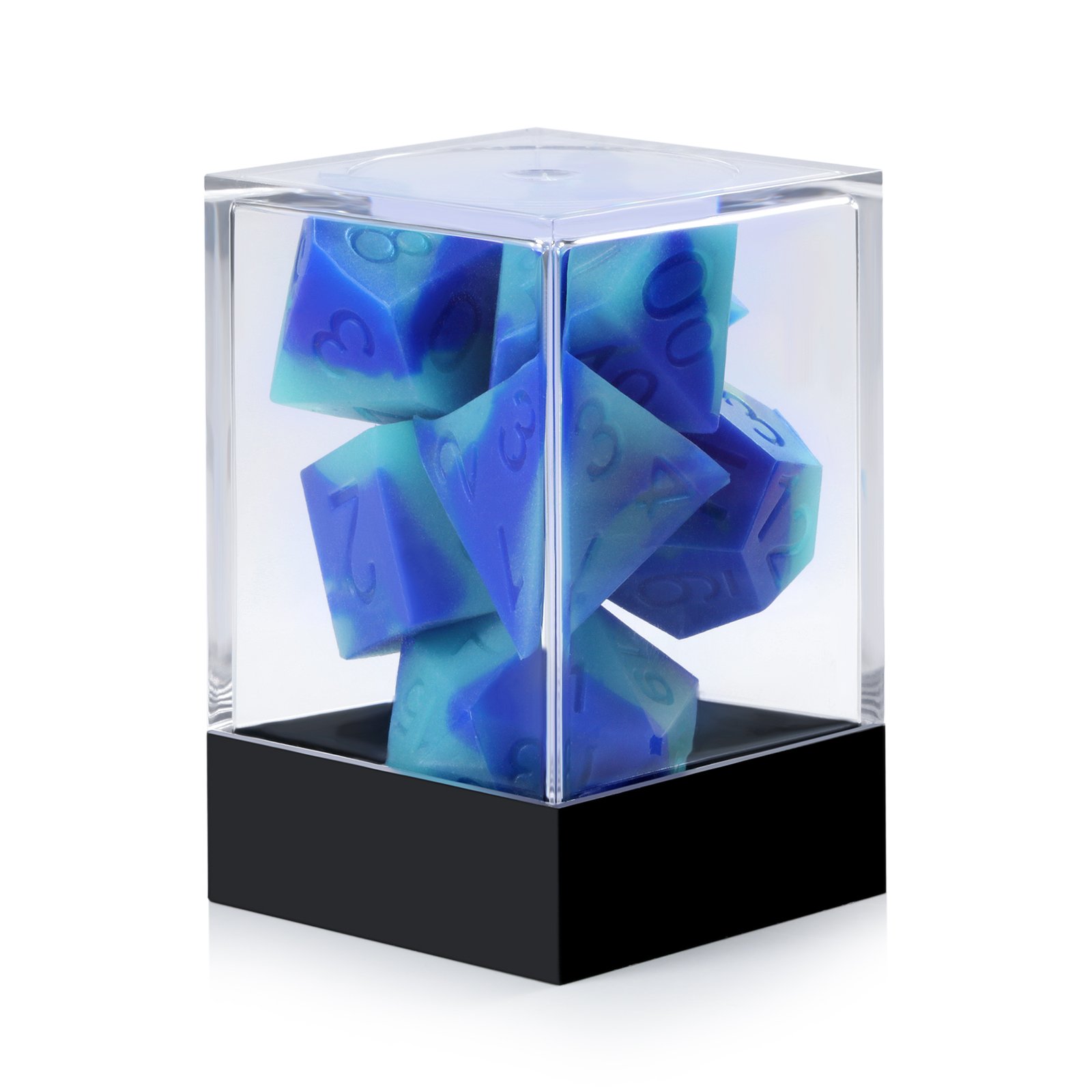 Wholesale Clear Acrylic Dice Boxes Dice Plastic Figure Display Box for Storage of Collectibles DND Dice Set
