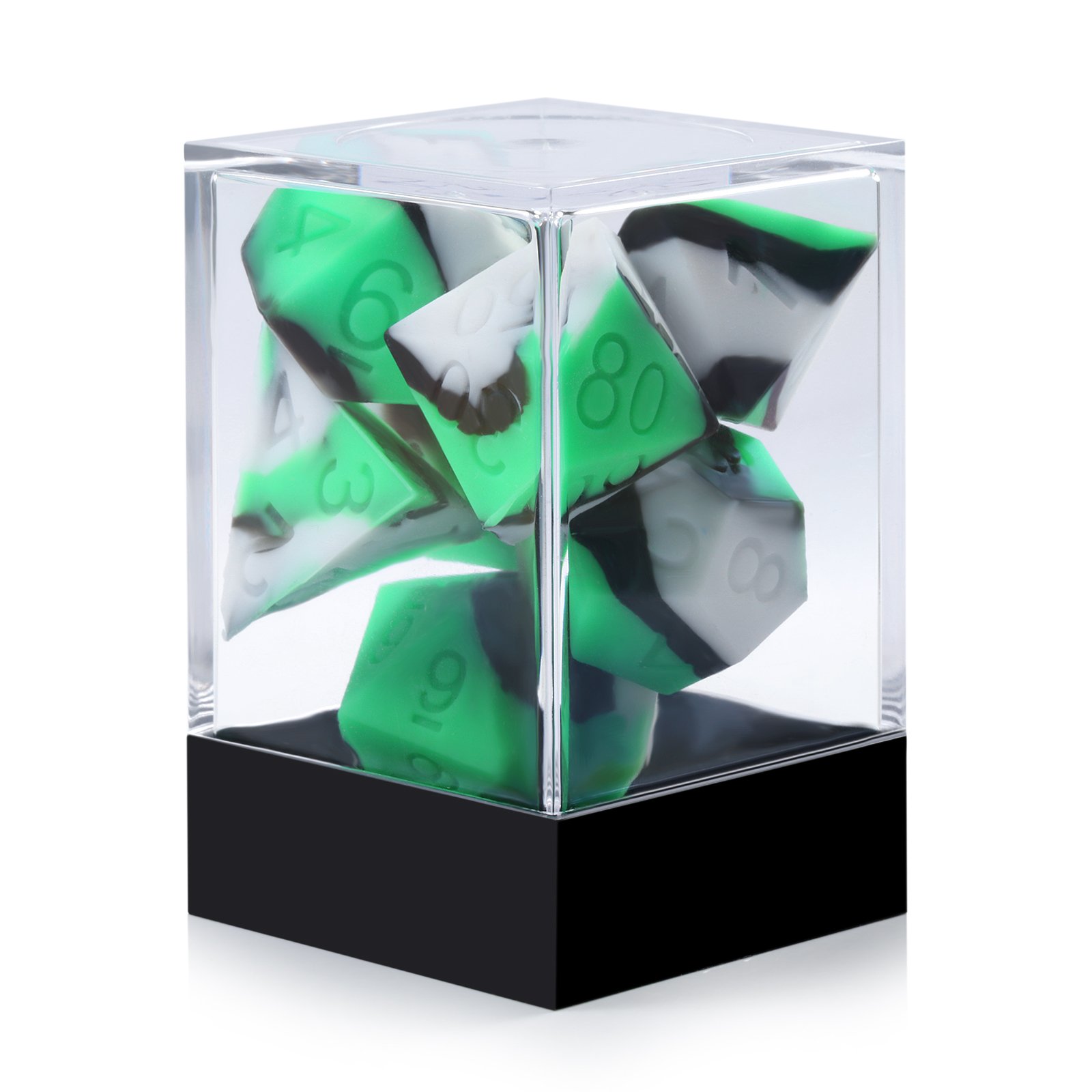 Wholesale Clear Acrylic Dice Boxes Dice Plastic Figure Display Box for Storage of Collectibles DND Dice Set