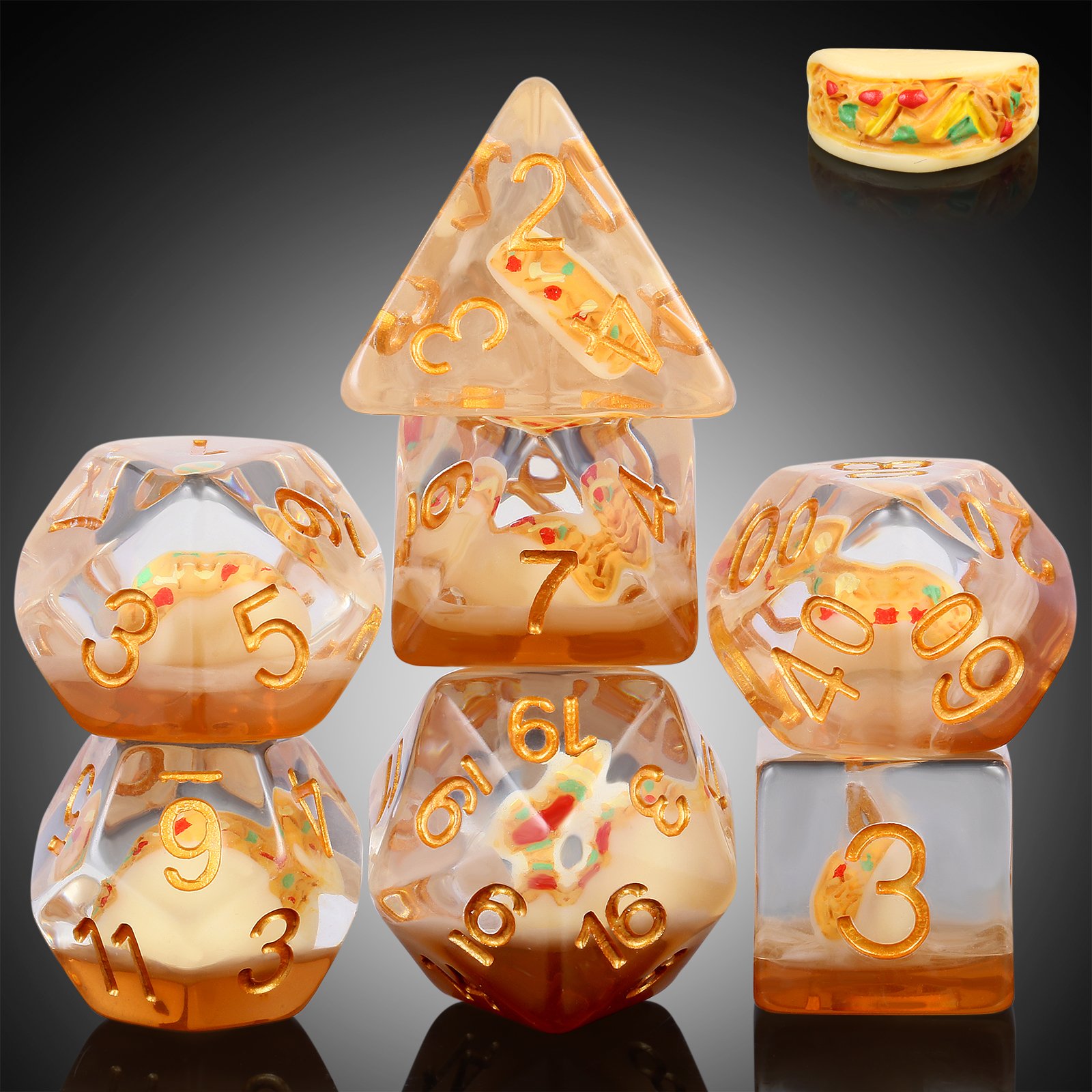 Wholesale Polyhedral Dice Set D&D Dice Set Dnd Dice Resin for Rpg Tabletop Game Dungeons and Dragons