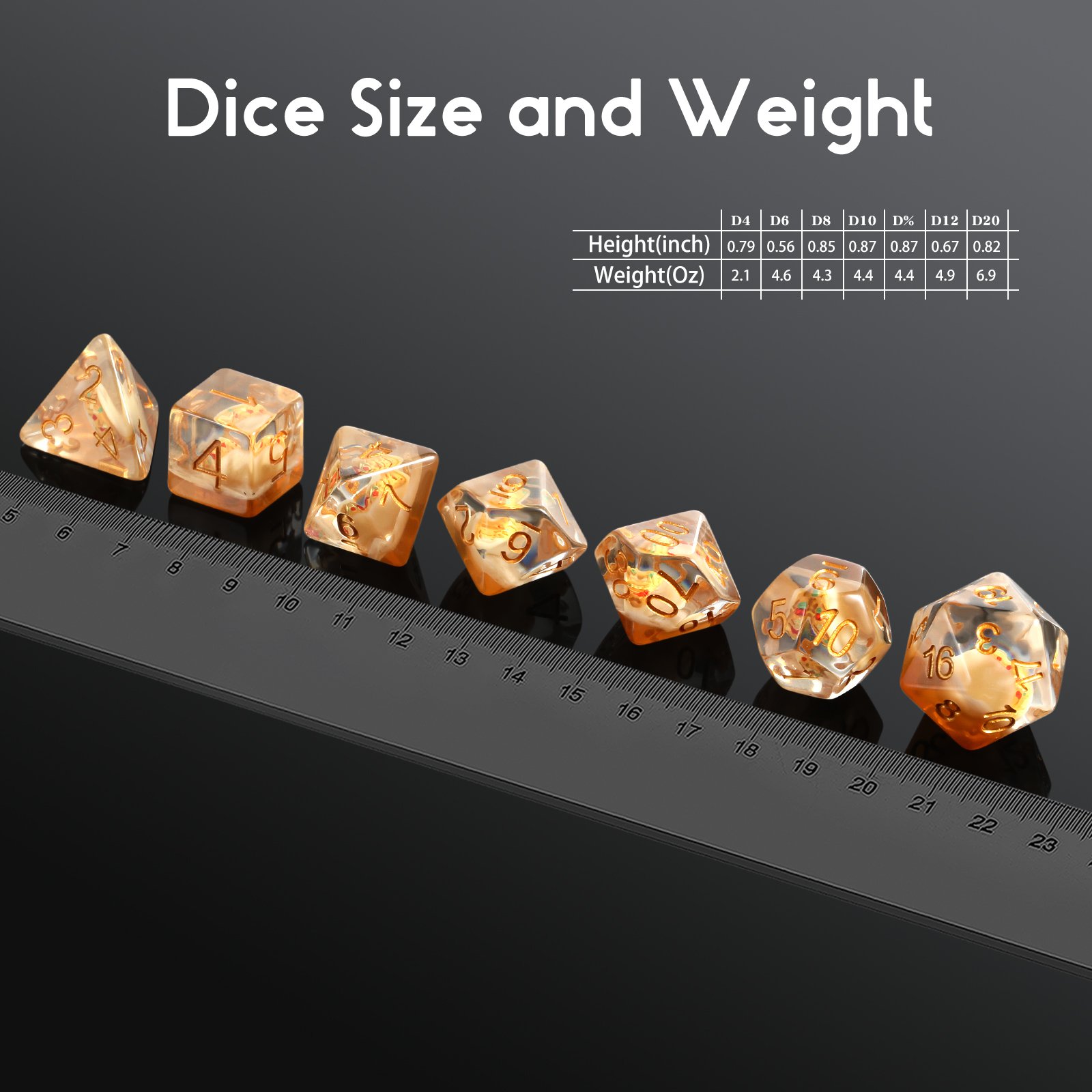 Wholesale Polyhedral Dice Set D&D Dice Set Dnd Dice Resin for Rpg Tabletop Game Dungeons and Dragons