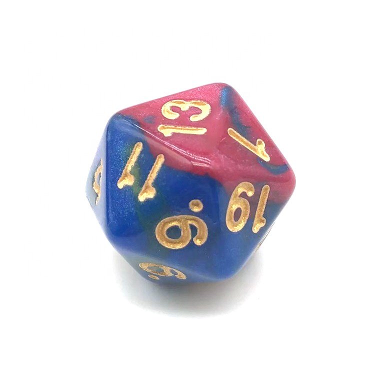 Factory Wholesale 3 Color Mix Polyhedral Tabletop RPG DND Dice Set For Gaming Room