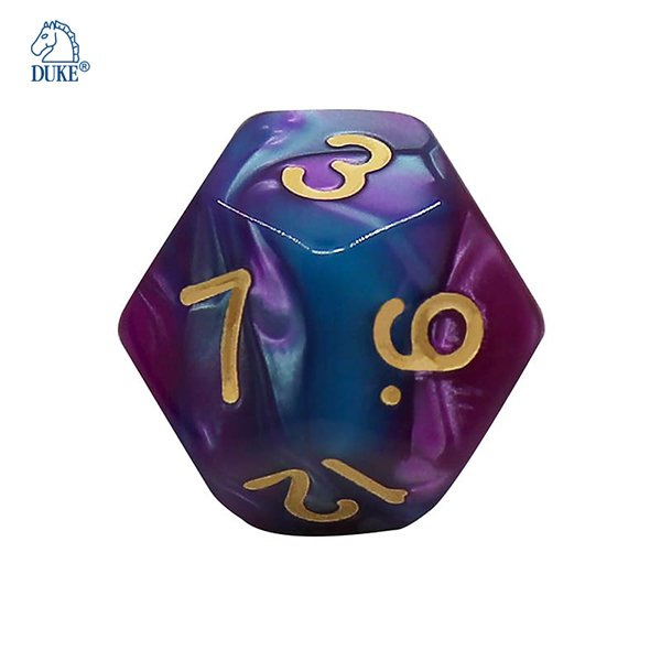 Dungeons and Dragons Game use Style Two Tone Design RPG Game Dice Set