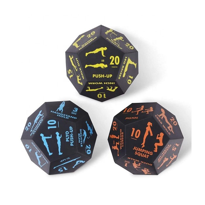 12 Sided Exercise PU Foam Exercisefor Workout Yoga Dice Anti Stress Dice Game Toy Dice
