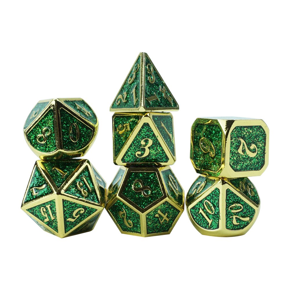 Dice factory company Professional Custom Various Colors metal Polyhedral Dice Gambling card game Dice