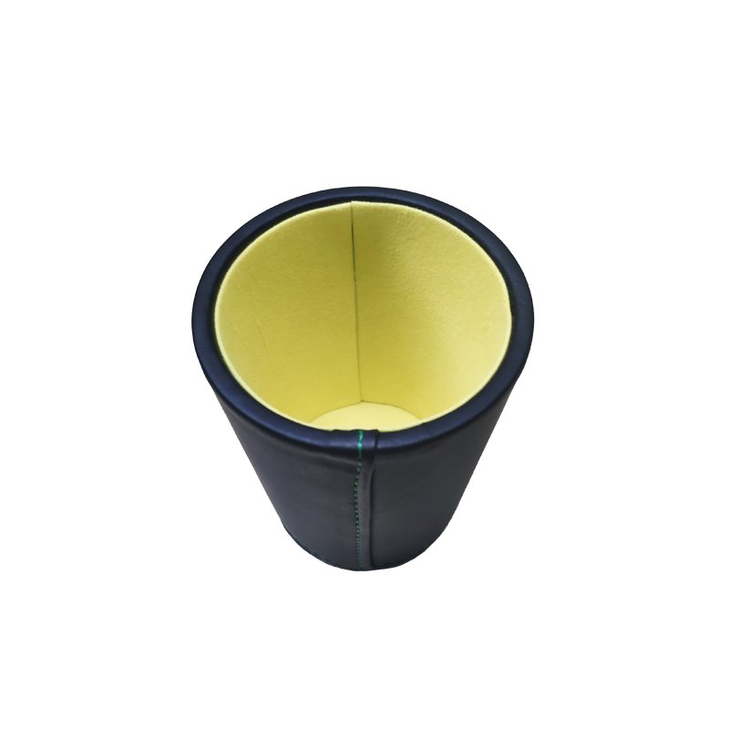Factory Supplier Dados de cuero de PU Dados de entretenimiento Shake Container For Most Dices Game Party
