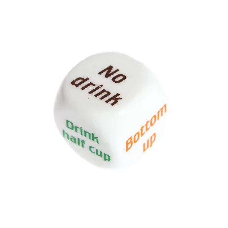 Square 25 Mm Drinking Dice Rolling Decider Bachelorette Game Drunk Frenzy Party Family Friends Gathering Game Adult Favor Toys