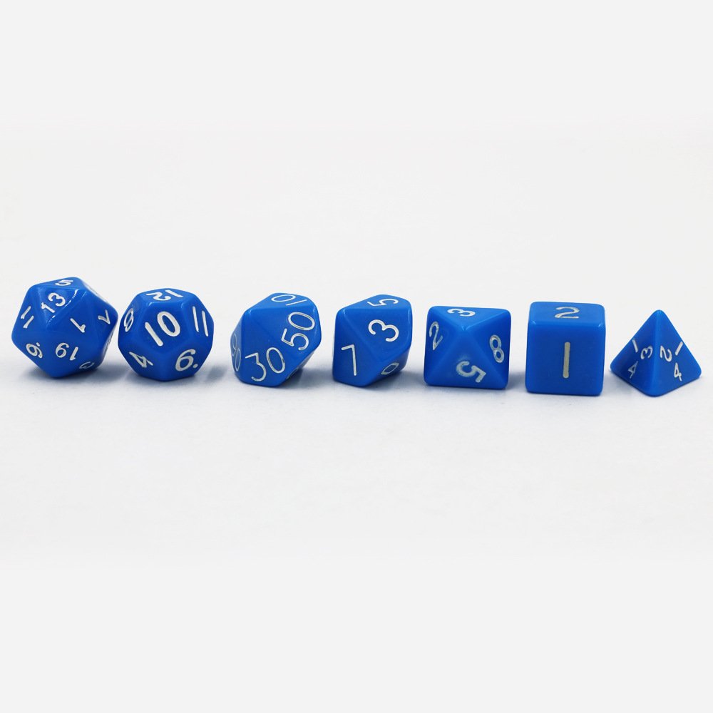green custom 20mm DND dice game Multi-Colored Dice Set For Dnd And Other Role-Playing Games
