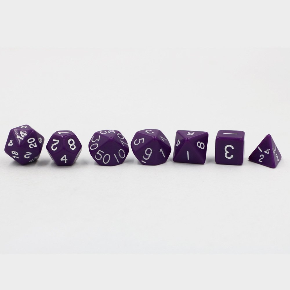 green custom 20mm DND dice game Multi-Colored Dice Set For Dnd And Other Role-Playing Games
